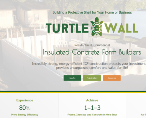 Turtle Wall - Small Business Website by Purple Gen