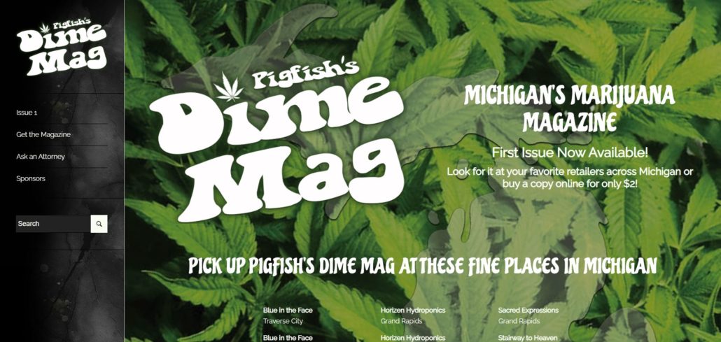 Pigfish's Dime Mag Website by Purple Gen - Purple-Gen.com