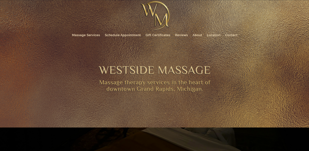 Website design for Westside Massage by Purple Gen - Purple-Gen.com